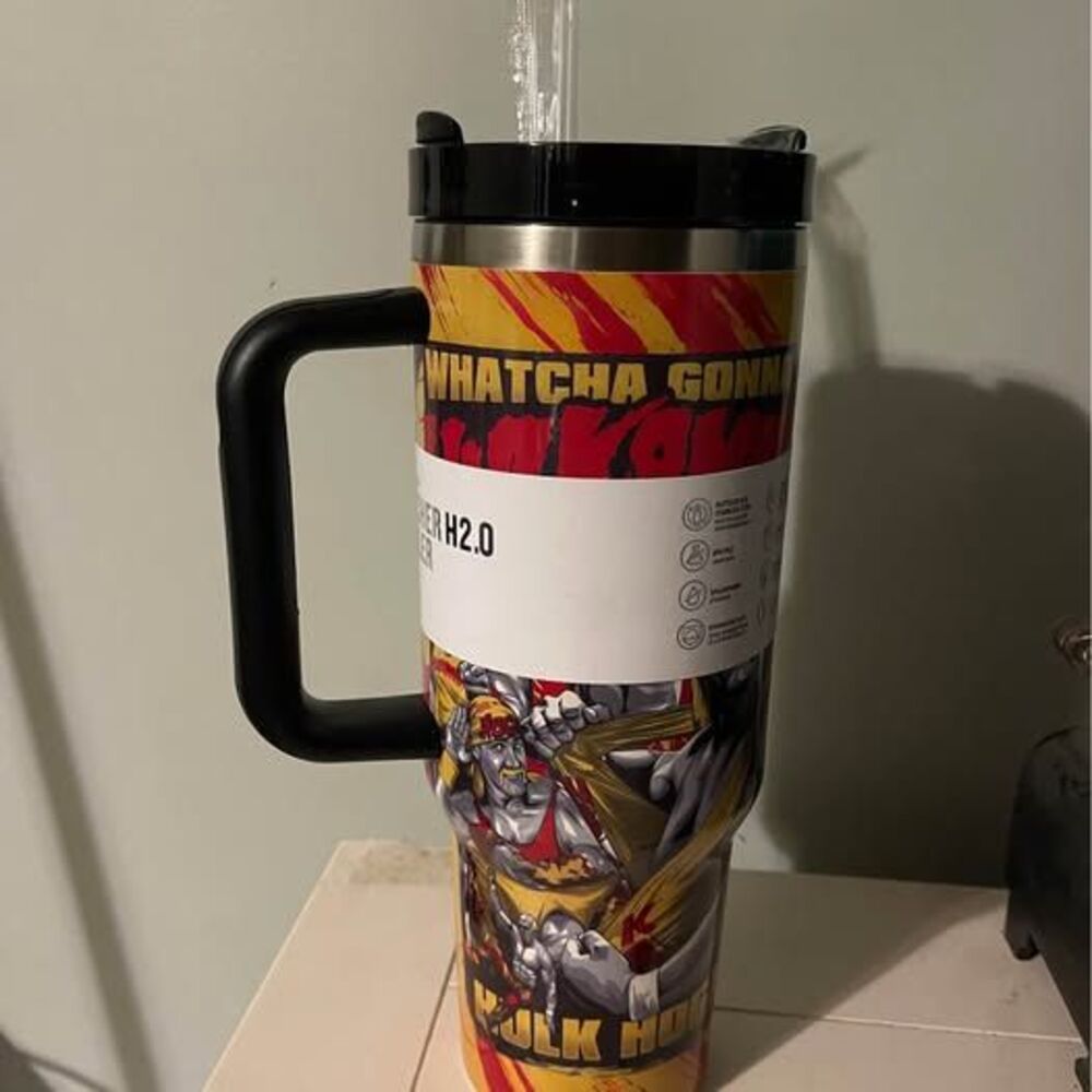 40 oz Hulk Hogan Stanley Flowstate Tumbler Limited Edition